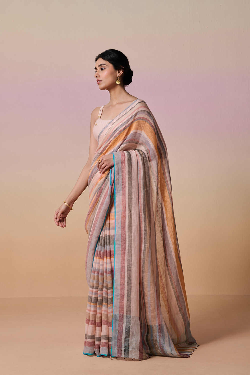 Tarana - Blue, Orange & Rust Dressfolk