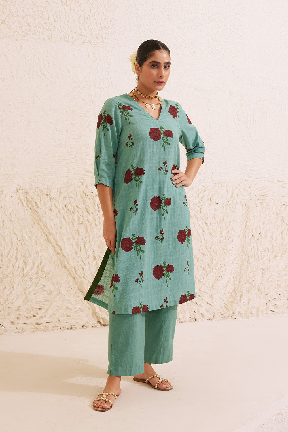 Ruhani- Teal Dressfolk