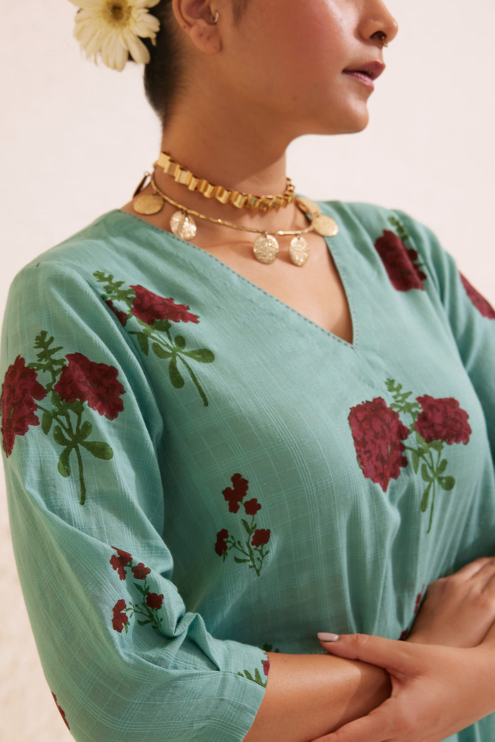 Ruhani- Teal Dressfolk