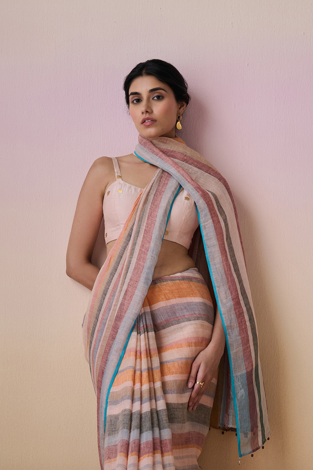 Tarana - Blue, Orange & Rust Dressfolk