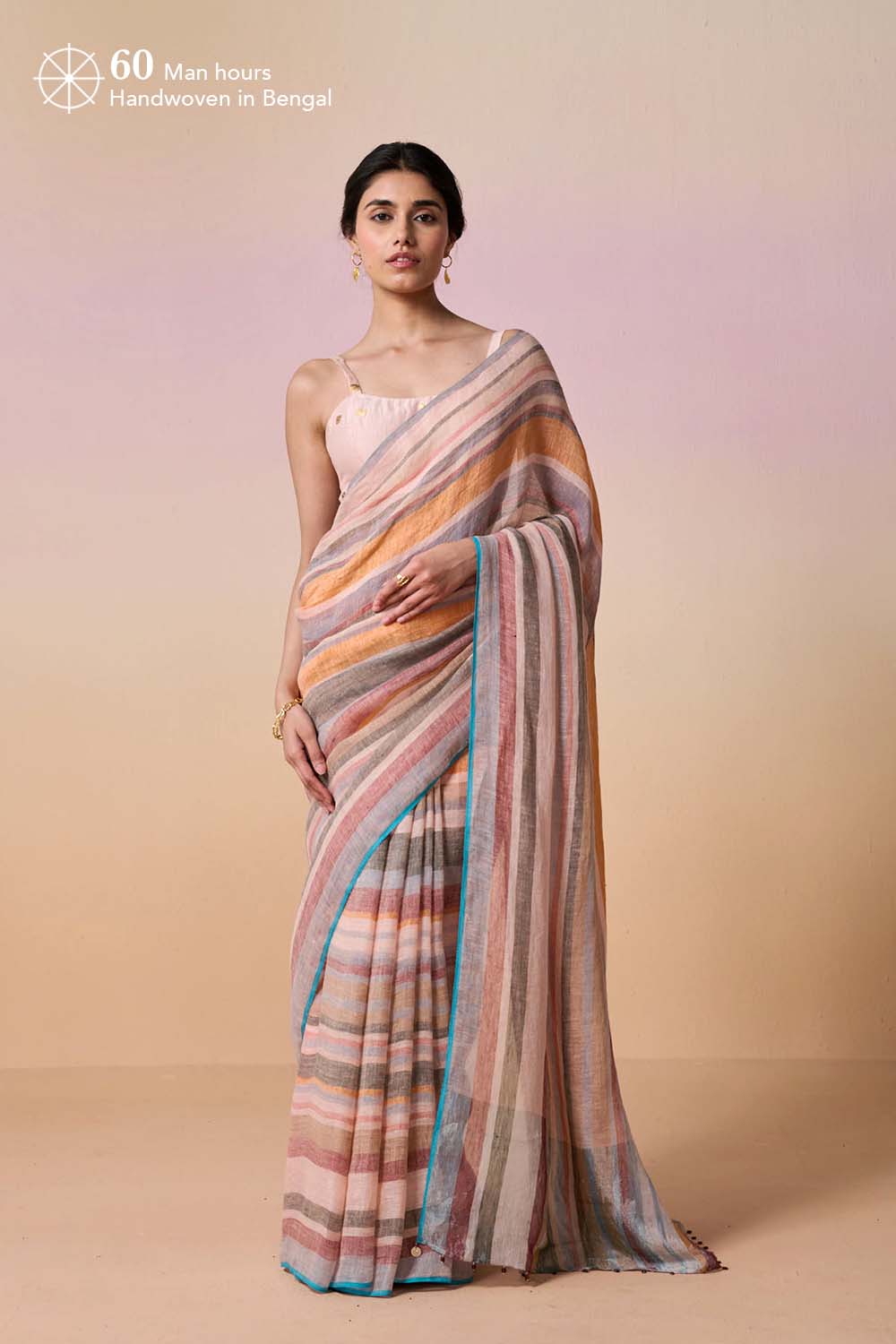 Tarana - Blue, Orange & Rust Dressfolk