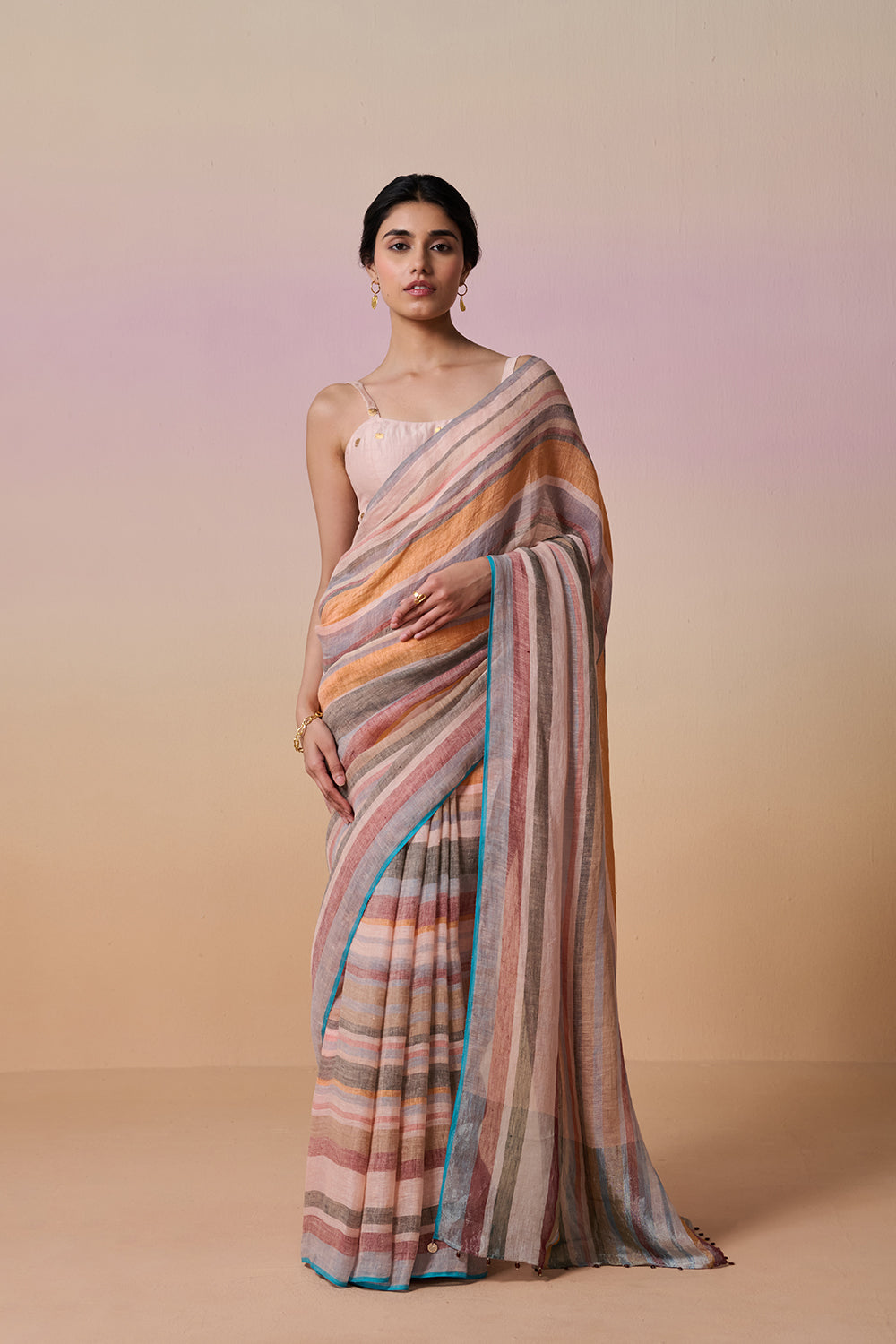 Tarana - Blue, Orange & Rust Dressfolk