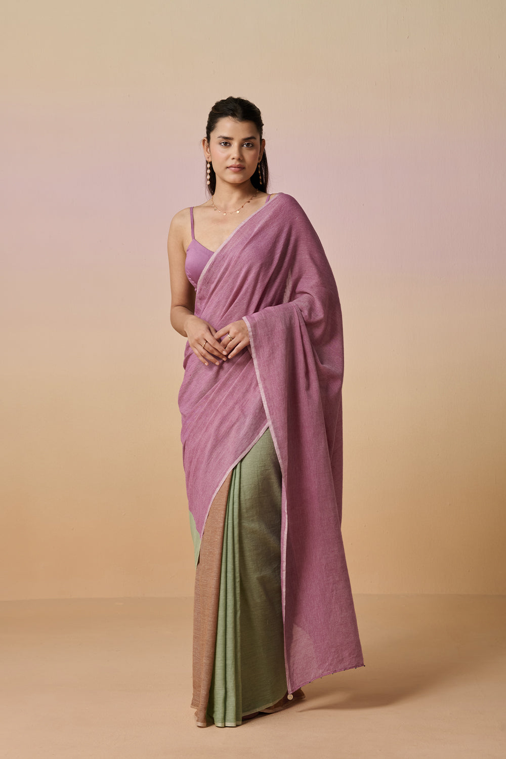 Asavari - Purple & Green Dressfolk