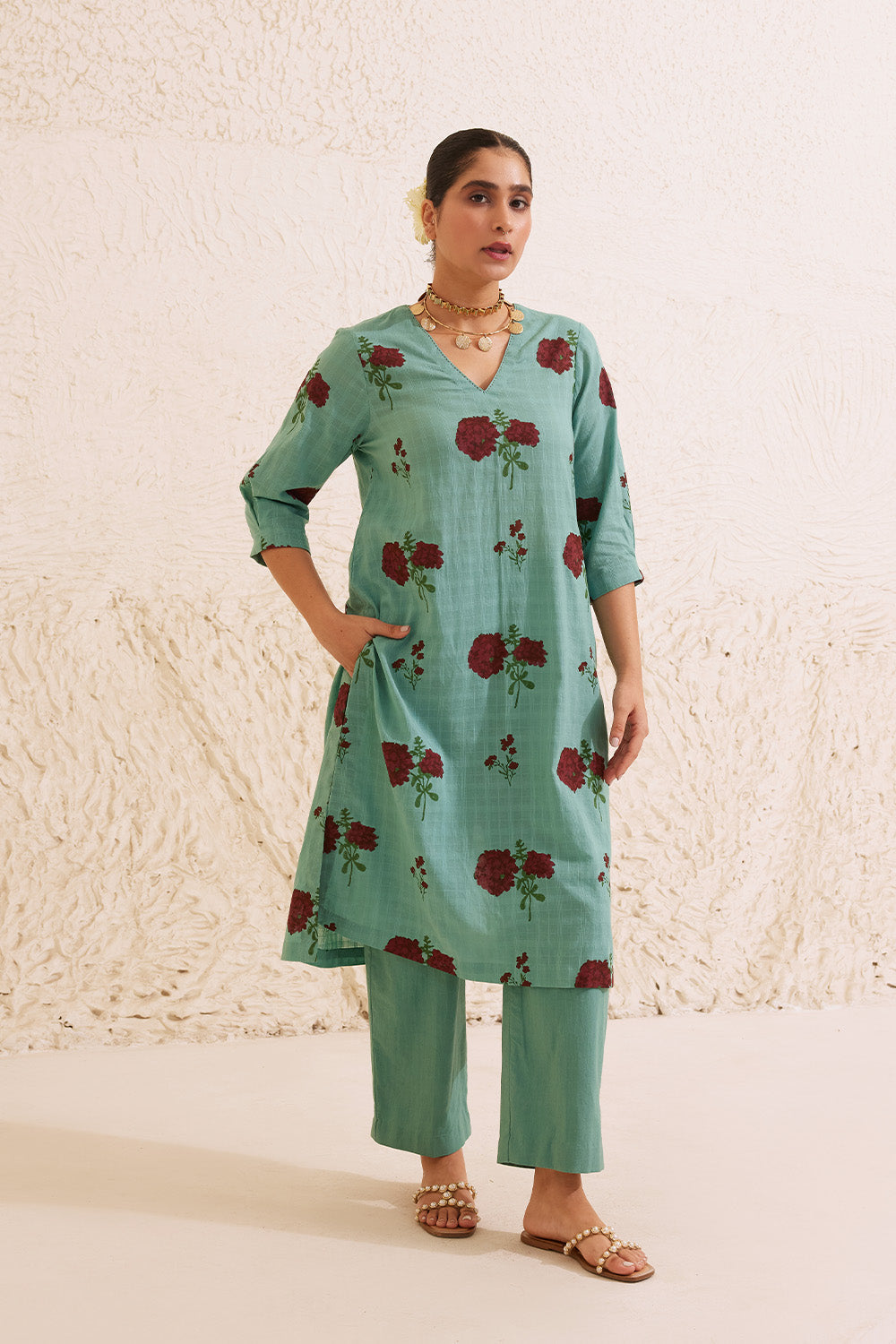 Ruhani- Teal Dressfolk