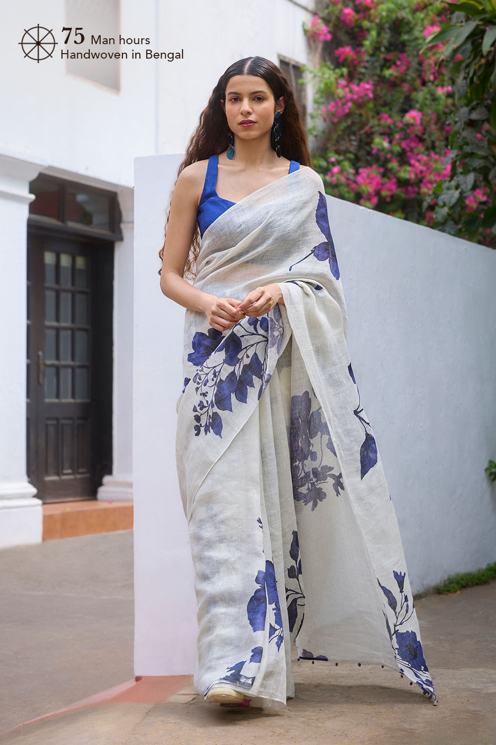 Floral Blues Dressfolk