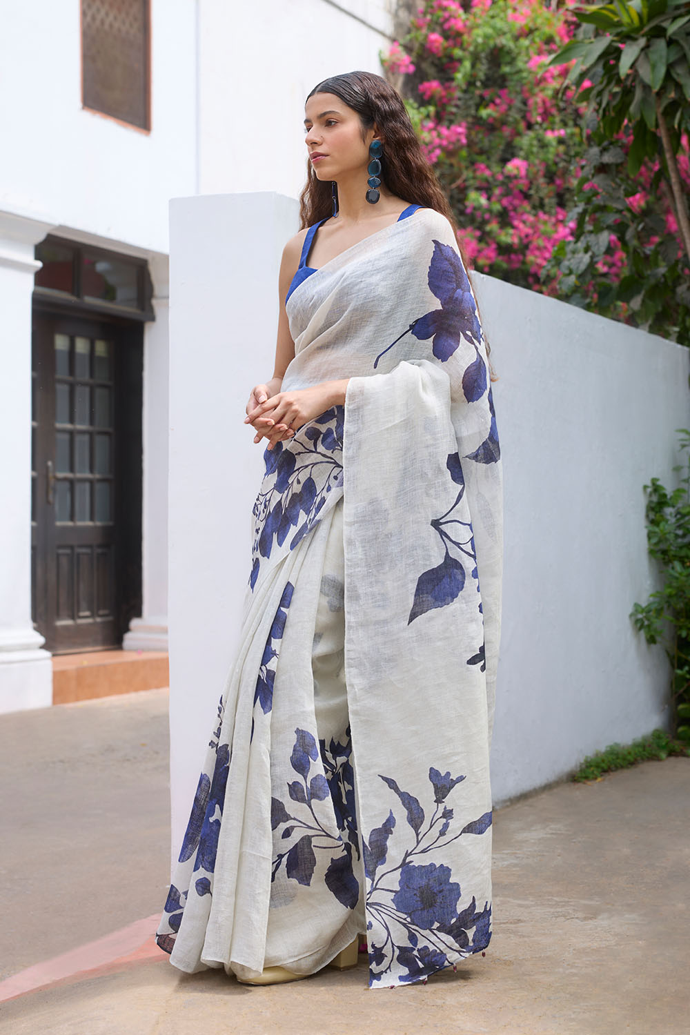 Floral Blues Dressfolk