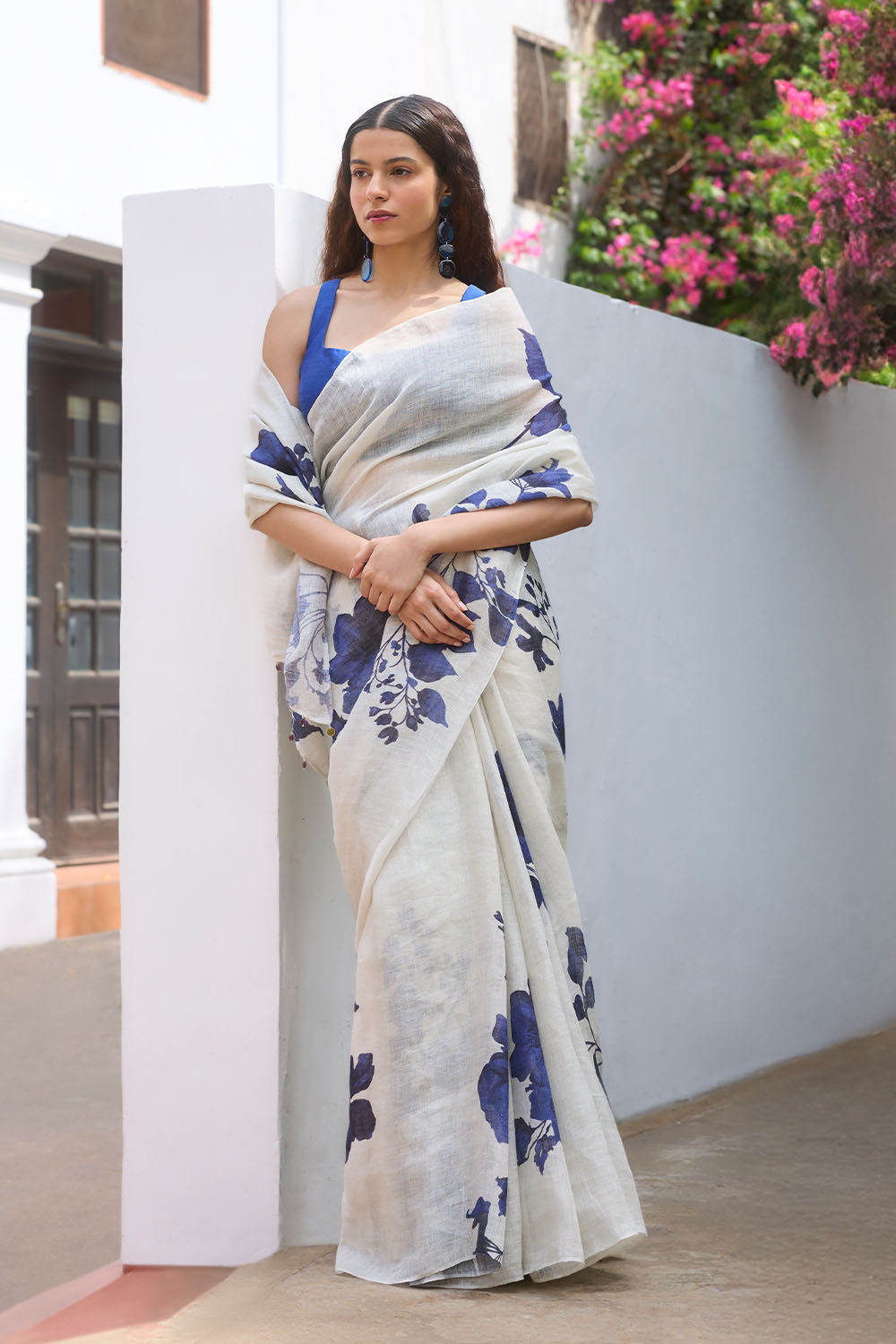 Floral Blues Dressfolk
