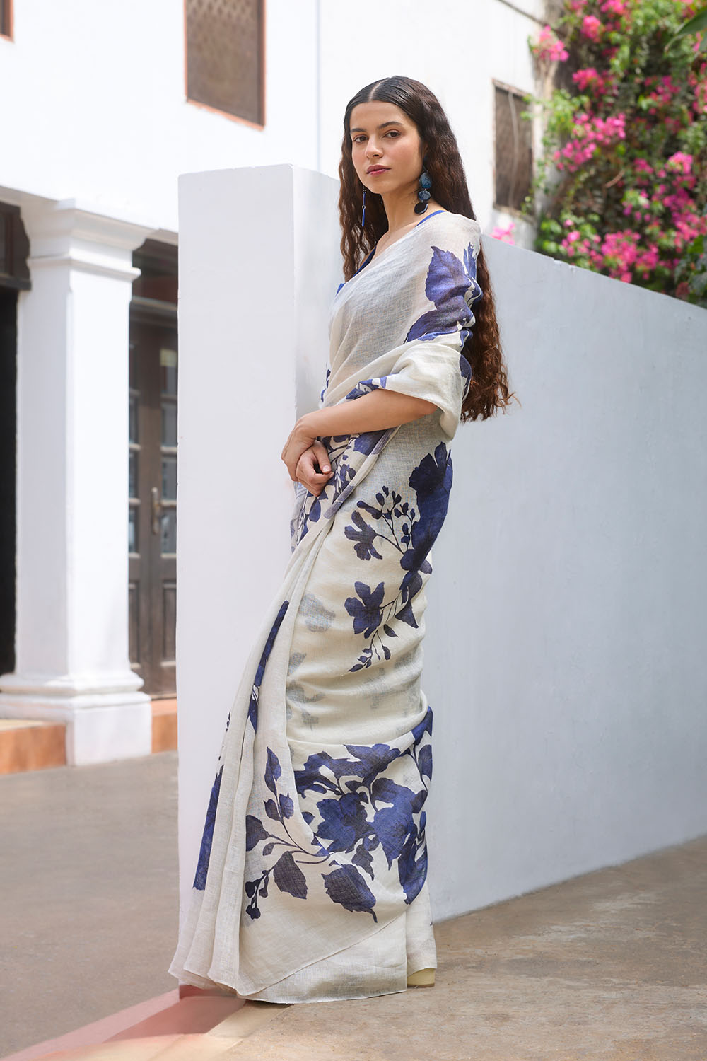 Floral Blues Dressfolk