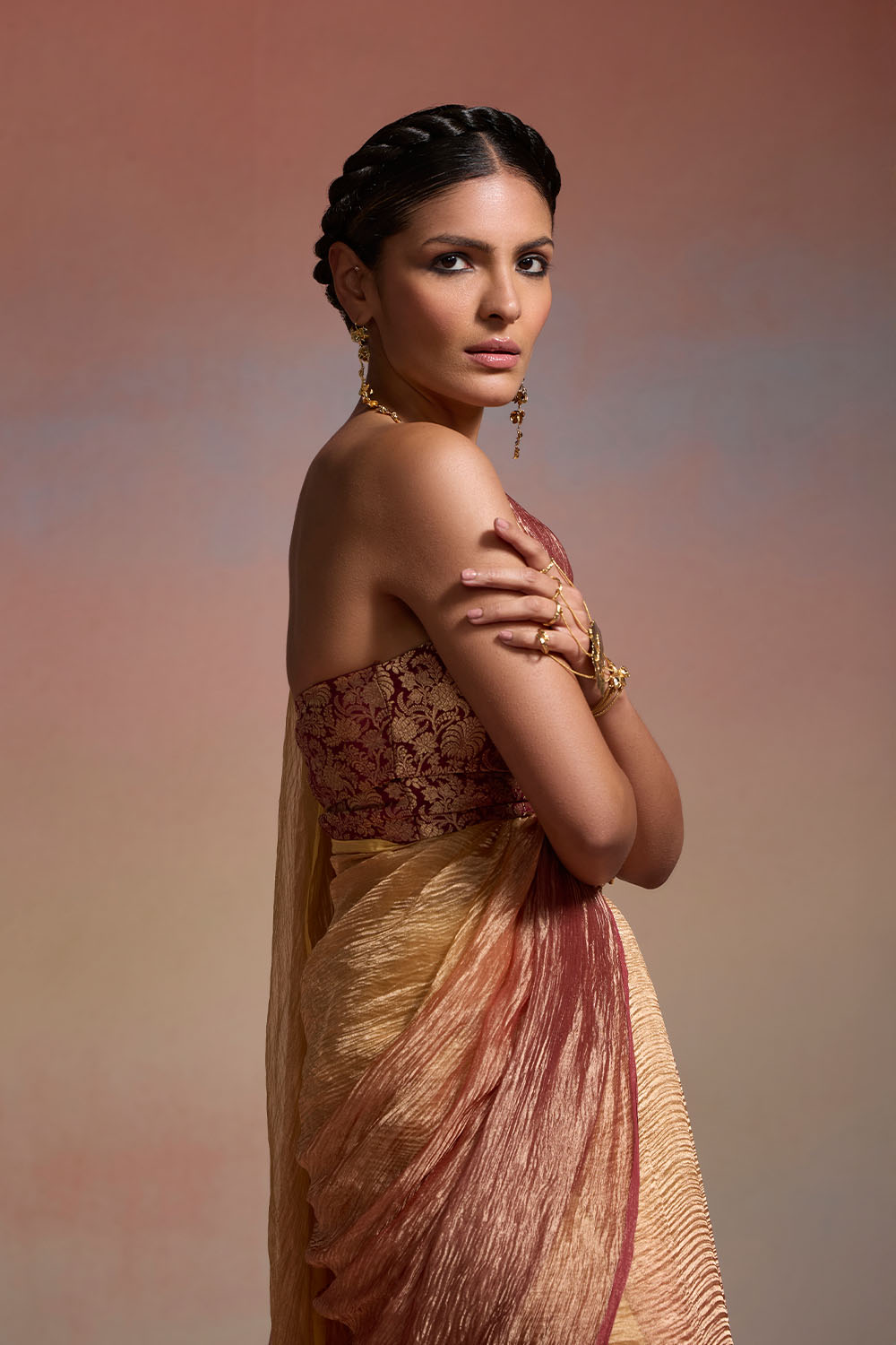 Saffron Veil Dressfolk