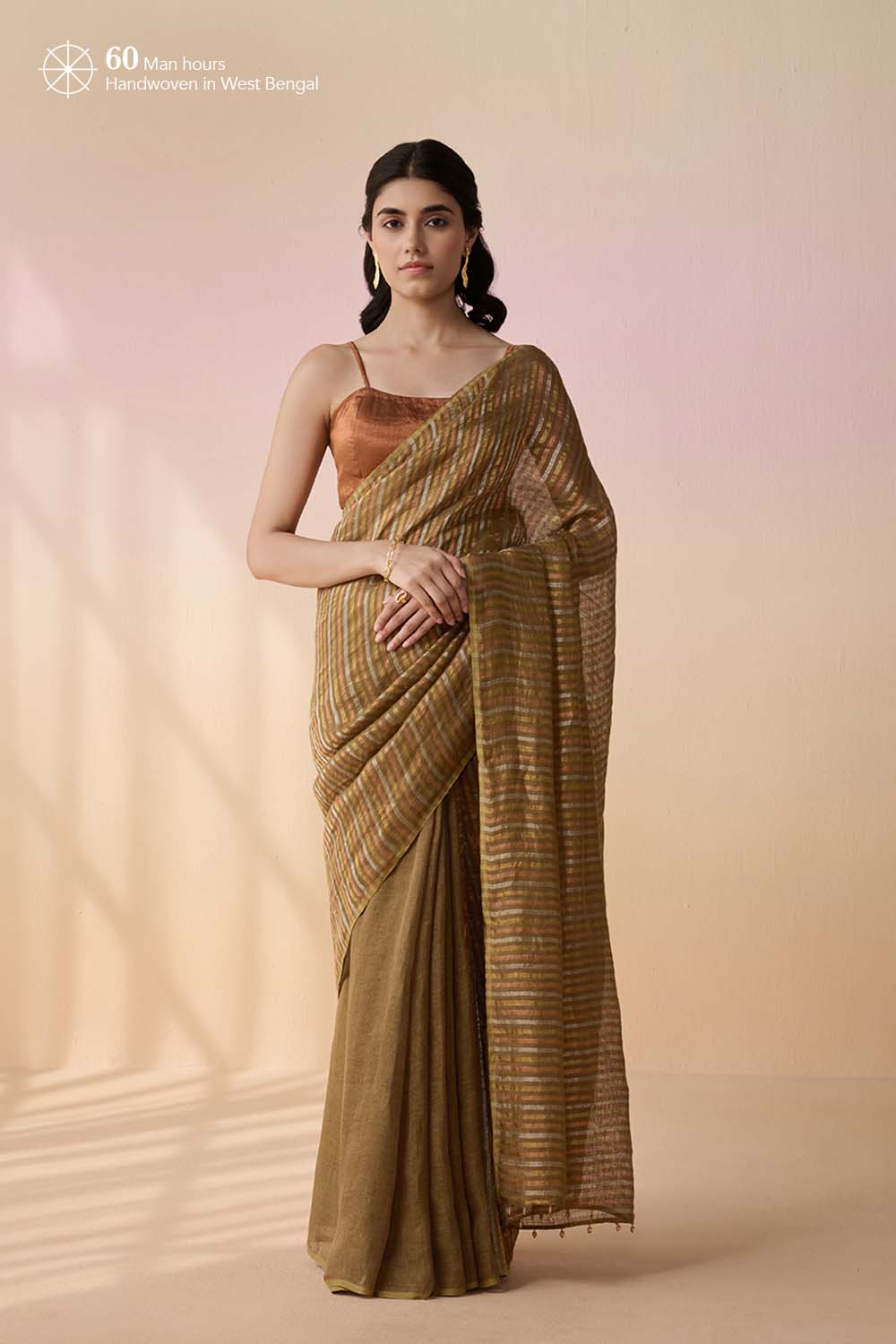 Swaranika – Olive Green Dressfolk