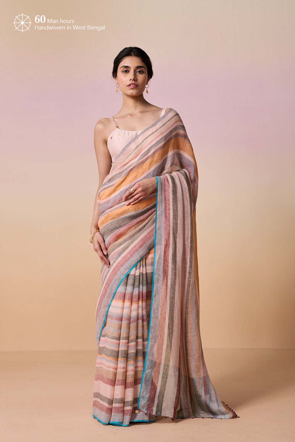 Tarana - Blue, Orange & Rust Dressfolk